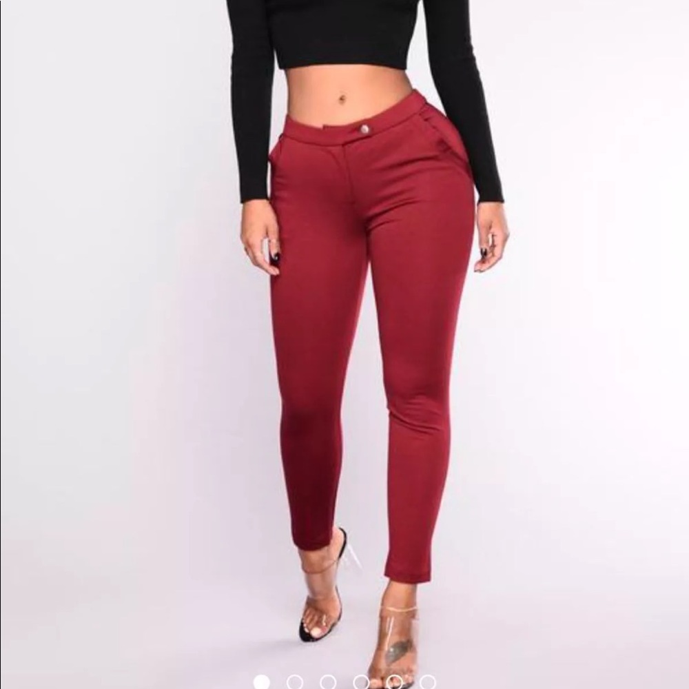 Burgundy Pants